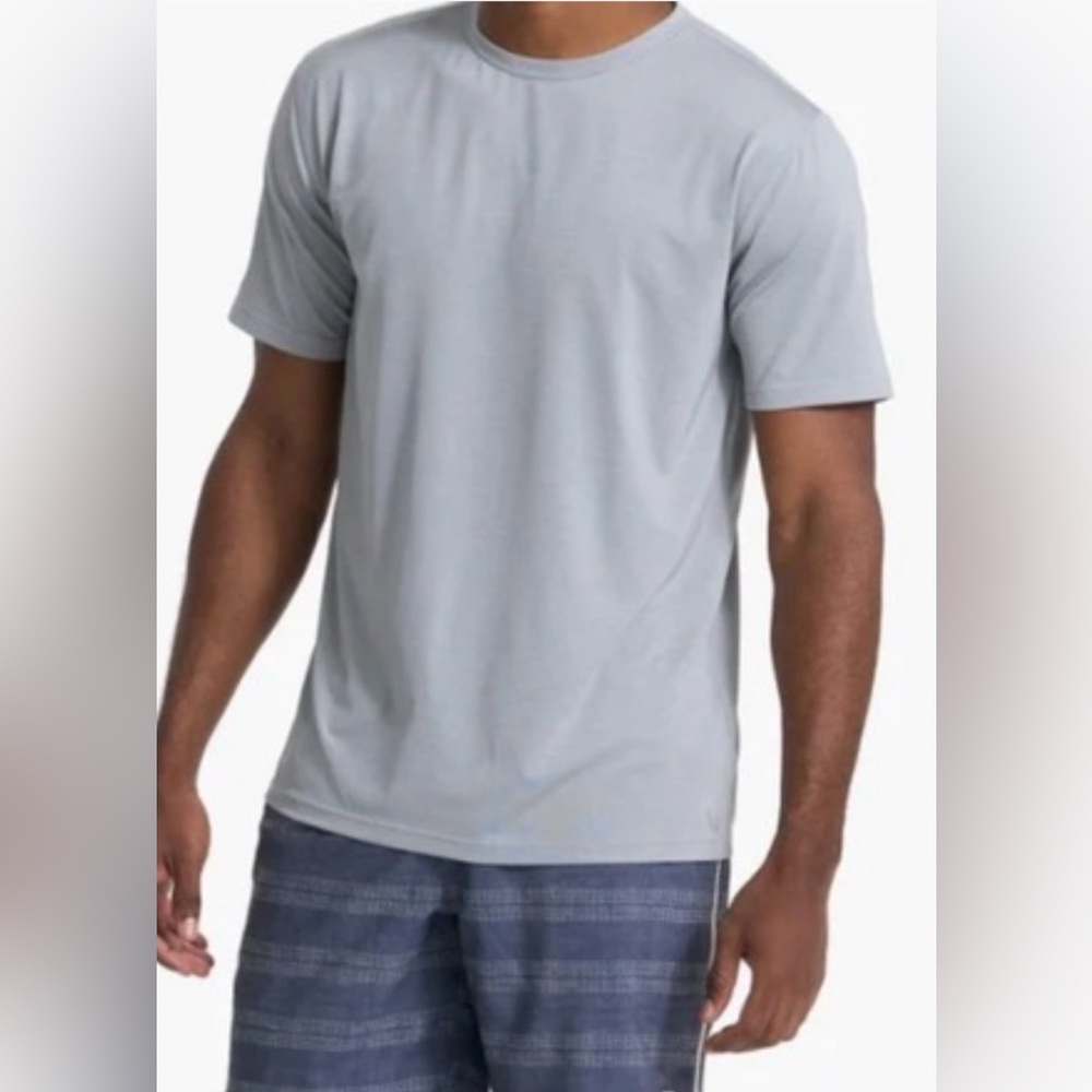 Vuori Men’s Light Gray Zephyr Tee T-Shirt Size Medium